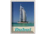 Vianmo Insegna Di Latta 40X30 Cm Dubai Afrika Strand Meer Hochhaus