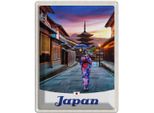 Vianmo Insegna Di Latta 40X30 Cm Japan Asien Japanerin Tradition