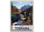 Vianmo Insegna Di Latta 40X30 Cm Toskana Italien Architektur Berge