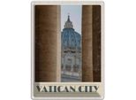 Vianmo Insegna Di Latta 40X30 Cm Vatikan City GebäUde Architektur
