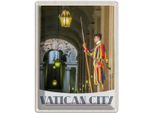 Vianmo Insegna Di Latta 40X30 Cm Vatikan City Kirche Wachmann