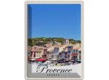 Vianmo Insegna Di Latta 40X30 Cm Provence Frankreich Boote Stadt