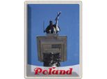 Vianmo Insegna Di Latta 40X30 Cm Polen Europa Architektur Skulptur