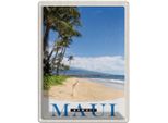 Vianmo Insegna Di Latta 40X30 Cm Maui Hawaii Insel Strand Wellen