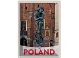 Vianmo Insegna Di Latta 40X30 Cm Polen Europa Skulptur Altstadt