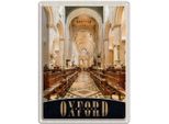 Vianmo Insegna Di Latta 40X30 Cm Oxford England Europa Kirche Innen