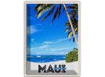 Vianmo Insegna Di Latta 40X30 Cm Maui Hawaii Insel Usa Strand