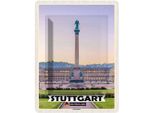 Vianmo Insegna Di Latta 40X30 Cm Stuttgart Deutschland Schlossplatz