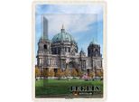 Vianmo Insegna Di Latta 40X30 Cm Berlin Hauptstadt Dom Architektur