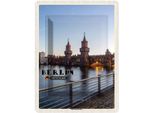 Vianmo Insegna Di Latta 40X30 Cm Berlin OberbaumbrüCke Architektur