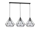 Lampadario 3X60W E27 Triangolo ML162 Milagro