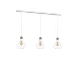 Plafoniera Jewel White 3Xe27 Luce A Sospensione Lampada A Soffitto
