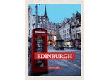 Vianmo Insegna In Legno 40X30 Cm Edinburgh Scotland Telephone Rot