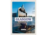 Vianmo Insegna In Legno 40X30 Cm Glasgow Scotland Hafenstadt