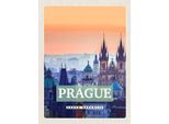 Vianmo Insegna In Legno 40X30 Cm Prague Altstadt Prag Tschechien