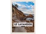 Vianmo Insegna In Legno 40X30 Cm Le Lavandou France Berge Meer