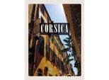 Vianmo Insegna In Legno 40X30 Cm Corsica France Retro Altstadt