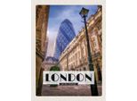 Vianmo Insegna In Legno 40X30 Cm London England Mittelalter Bild