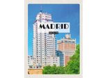 Vianmo Insegna In Legno 40X30 Cm Madrid Spanien Hochhaus Architektur