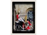 Vianmo Insegna In Legno 40X30 Cm London England Soldat Pferd