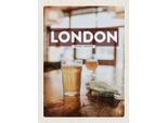 Vianmo Insegna In Legno 40X30 Cm London Uk Kingdom