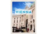 Vianmo Insegna In Legno 40X30 Cm Wien ÖSterreich Architektur Reise