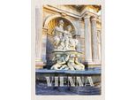 Vianmo Insegna In Legno 40X30 Cm Wien ÖSterreich Skultur Mittelalter