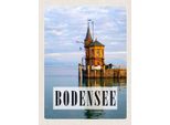 Vianmo Insegna In Legno 40X30 Cm Bodensee Deutschland Haus See
