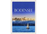 Vianmo Insegna In Legno 40X30 Cm Bodensee Deutschland Bot See