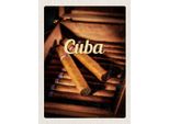 Vianmo Insegna In Legno 40X30 Cm Cuba Karibik Cubanische Zigarette