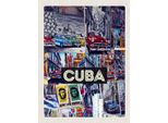 Vianmo Insegna In Legno 40X30 Cm Cuba Karibik Freiheit Stadt GemäLde