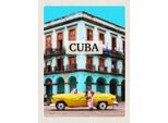 Vianmo Insegna In Legno 40X30 Cm Cuba Karibik Oldtimer Haus