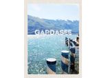 Vianmo Insegna In Legno 40X30 Cm Gardasee Italien See Gebirge Reise