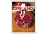 Vianmo Insegna In Legno 40X30 Cm Irland Essen Rotes Steak Fleisch