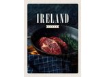 Vianmo Insegna In Legno 40X30 Cm Irland Steak Angebraten Pfeffer