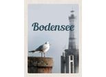Vianmo Insegna In Legno 40X30 Cm Bodensee Deutschland Leuchtturm