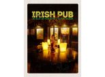 Vianmo Insegna In Legno 40X30 Cm Irland Irisches Pub Wein Alkohol