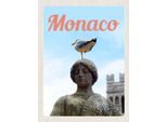 Vianmo Insegna In Legno 40X30 Cm Monaco Frankreich Europa Skulptur Vogel