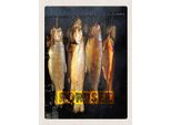Vianmo Insegna In Legno 40X30 Cm Nordsee Fisch Essen Delikatese Speisen
