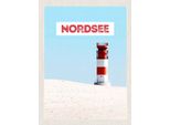 Vianmo Insegna In Legno 40X30 Cm Nordsee Deutschland Meer Leuchtturm