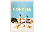 Vianmo Insegna In Legno 40X30 Cm Nordsee Leuchtturm Strand Seestern