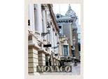 Vianmo Insegna In Legno 40X30 Cm Monaco Frankreich Schiff Luxusstadt