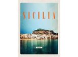 Vianmo Insegna In Legno 40X30 Cm Sizilien Strand Europa Urlaubsort