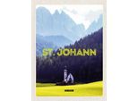 Vianmo Insegna In Legno 40X30 Cm St. Johann In Tirol ÖSterreich Kirche