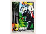 Vianmo Insegna In Legno 40X30 Cm Berlin Graffiti Donald Trump Street Art