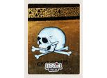 Vianmo Insegna In Legno 40X30 Cm Berlin Graffiti Totenkopf Street Art