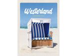 Vianmo Insegna In Legno 40X30 Cm Westerland Sylt Schleswig-Holstein