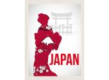 Vianmo Insegna In Legno 40X30 Cm Japan Asien Tradionelle Kimono Kleid