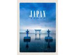 Vianmo Insegna In Legno 40X30 Cm Japan Asien Meer Kultur Architektur