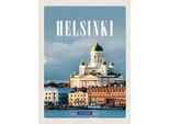 Vianmo Insegna In Legno 40X30 Cm Helsinki Finnland Meer Stadt Kirche